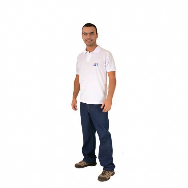 Preço de Camiseta Polo Malha Fria para Uniforme Lajeado - Camiseta Polo Uniforme