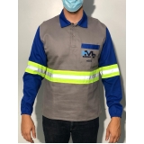 fabricante de uniforme masculino com faixa refletiva Riachão