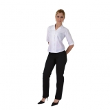 fornecedor de camisa social feminina manga curta uniforme CAROLINA