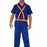 uniforme industrial com faixa refletiva Araguatins