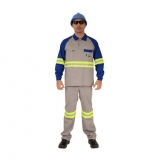 uniformes de brim com faixa refletiva Pindorama do Tocantins